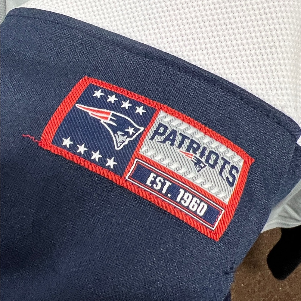 NFL New England Patriots Navy White Red Pullover Jersey - Picture 5 of 6